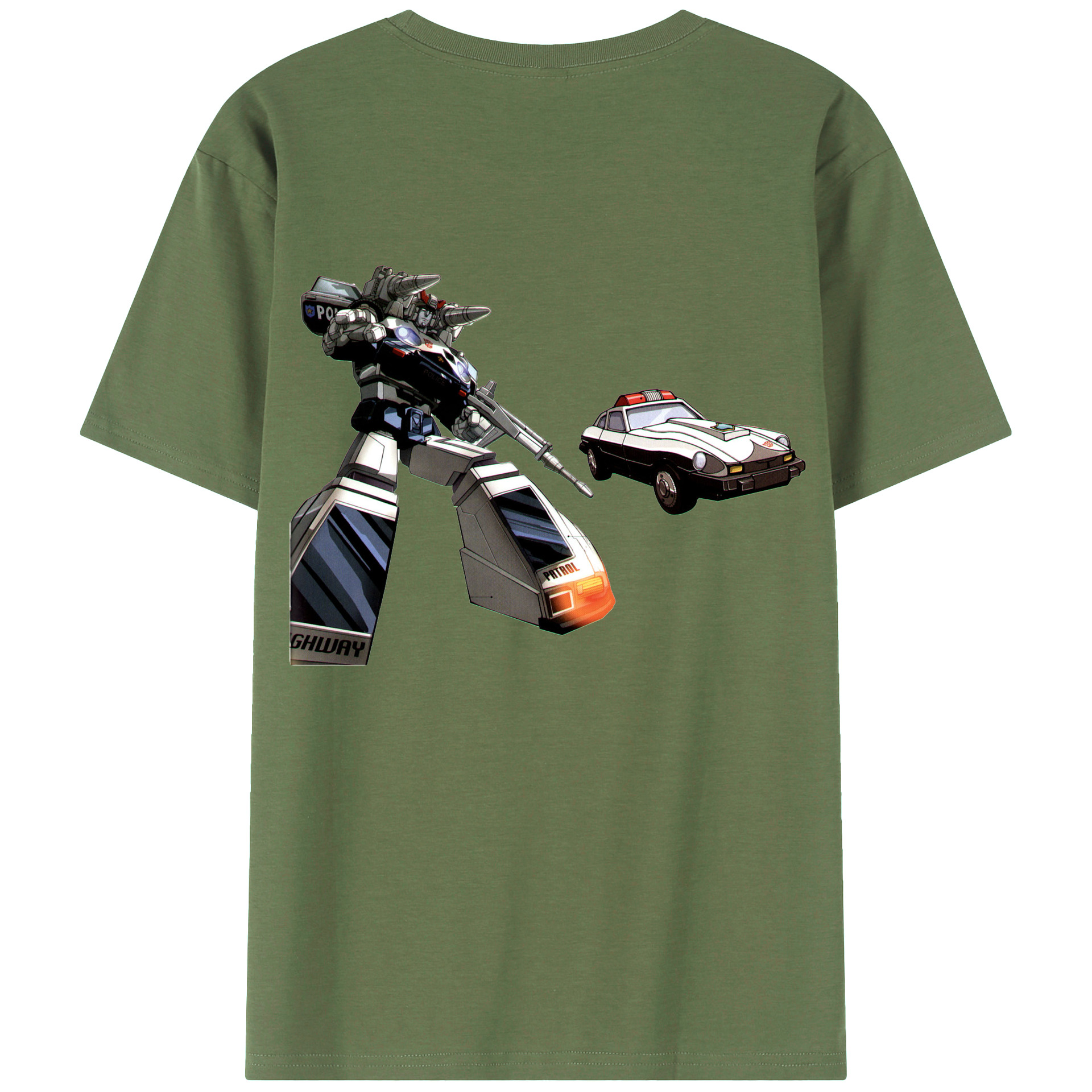 （画像用）  綿100％ メンズ半袖Tシャツ（バックプリント） 通気性